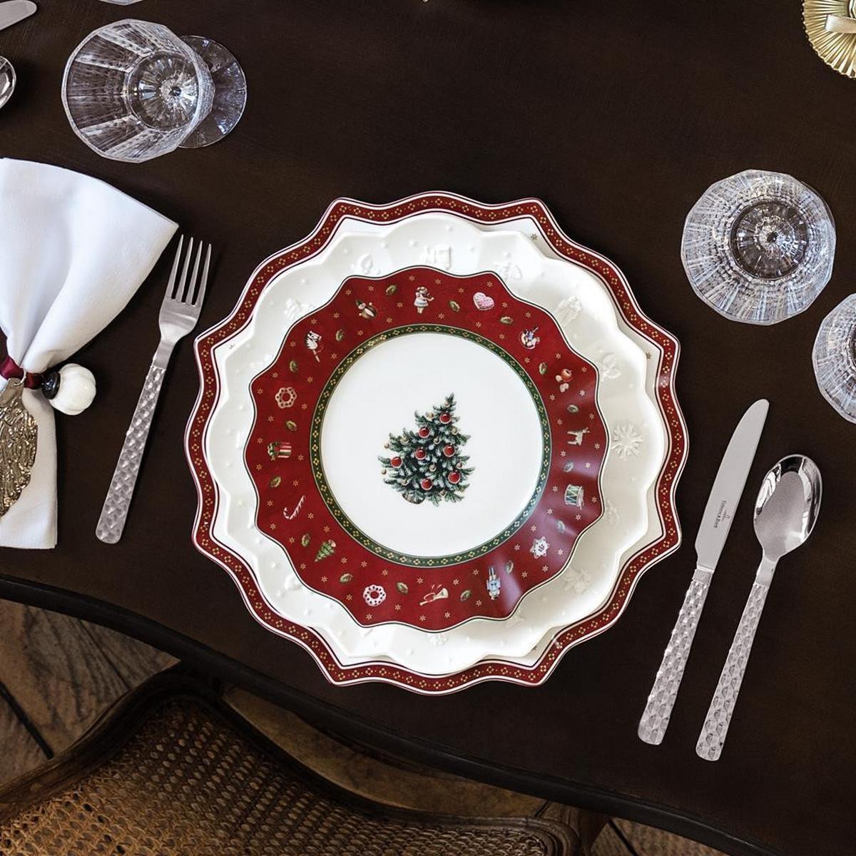 FRÜHSTÜCKSTELLER Toy's Delight rot ø 24,5 cm - Rot, Keramik (24.5cm) - Villeroy & Boch