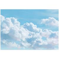 FOTOTAPETE Wolken Himmel Blau 400x280 cm - Multicolor, Papier (400/280cm) - Wallarena