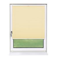 PLISSEE Basic 115 x 150cm Klemmfix ohne Bohren - Hellgelb, Textil (115/150cm) - Deco-Raum