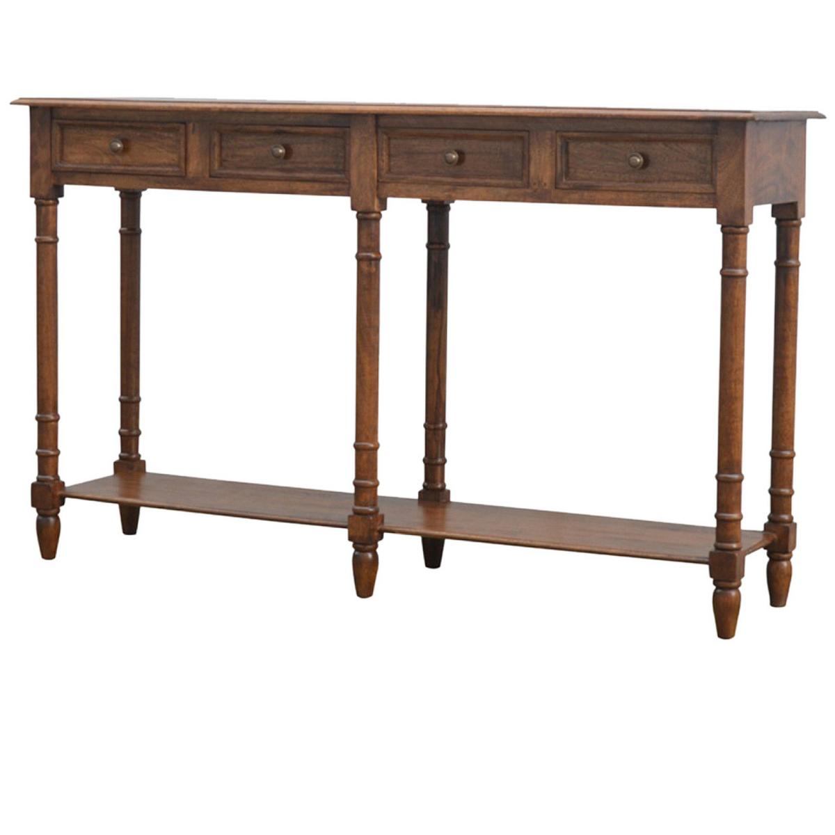 KONSOLENTISCH Flur - Braun, Holz (150/40/90cm) - Artisan Furniture