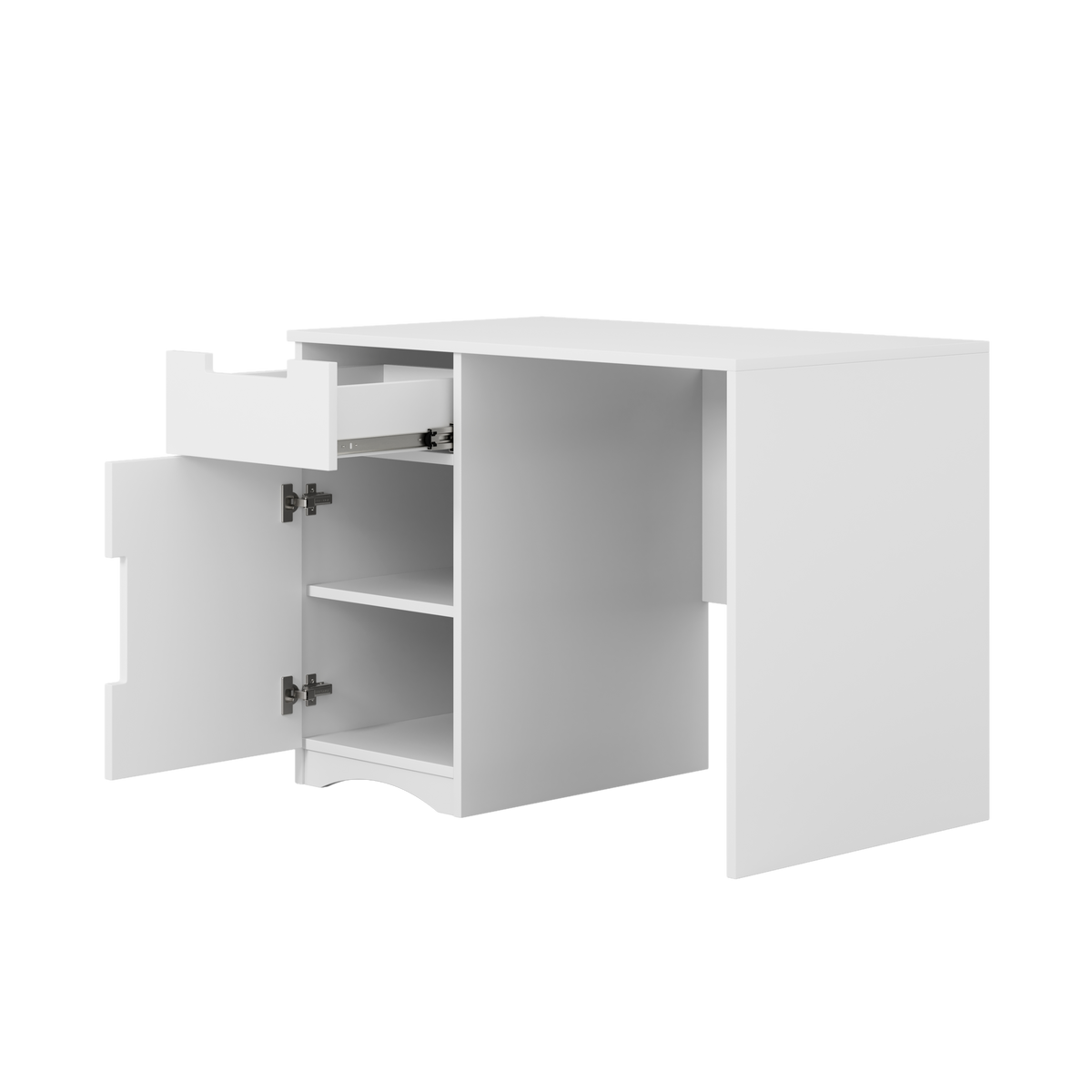 KINDERSCHREIBTISCH CLASSIC Weiß 100/75/60 - Weiß, Holzwerkstoff (100/75/60cm) - RAUMHIRSCH FURNITURE
