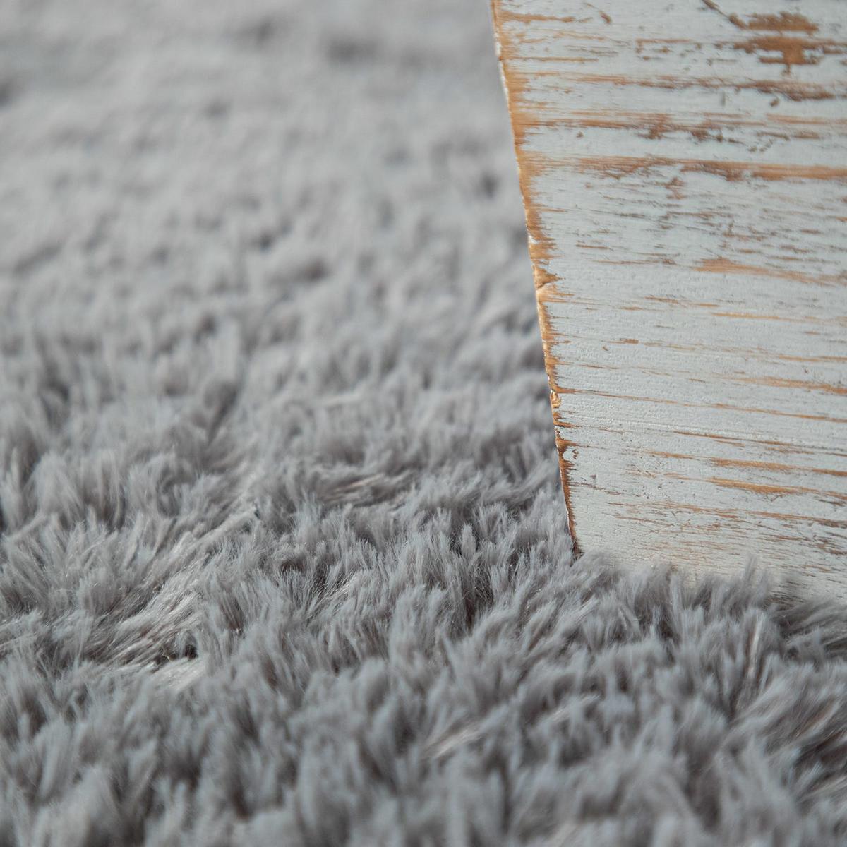 HOCHFLORTEPPICH Grau 60 x 100 cm - Grau, Kunststoff (60/100cm) - TT Home