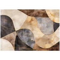 FOTOTAPETE Art Deco Abstrakt Beige 368x254 cm - Multicolor, Textil (368/254cm) - Wallarena