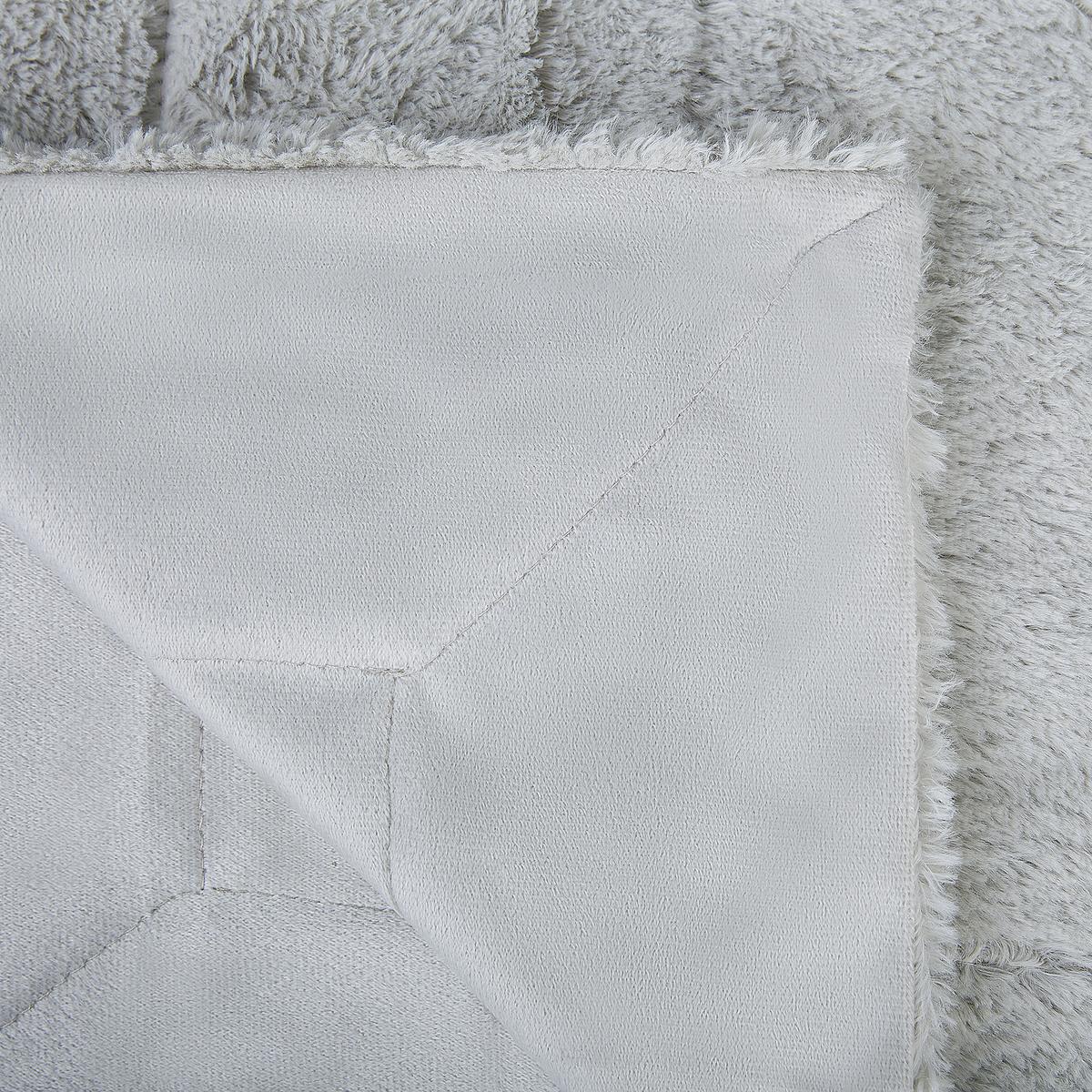 TAGESDECKE Grau 180 x 200 cm Gelik - Grau, Textil (180/200cm) - Beliani
