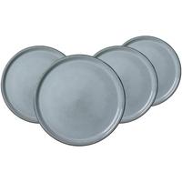 PIZZATELLER Salerno grau ø 32 cm 4er Set - Grau, Keramik (32cm) - Ritzenhoff Breker