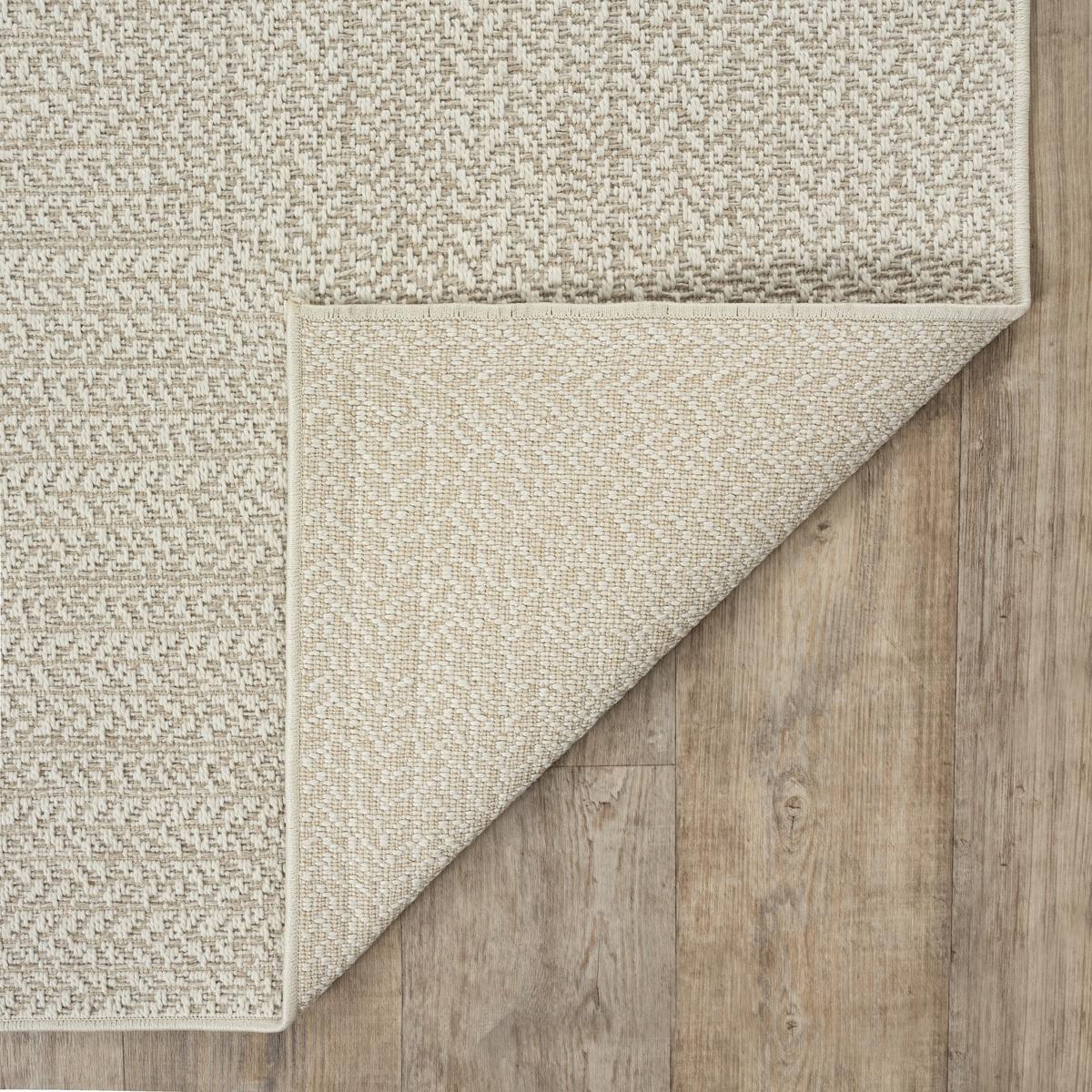 FLACHWEBTEPPICH Bordüre CORDEV Polypropylen Creme 200 x 290 cm - Beige, Textil (200/290cm) - KADIMA DESIGN