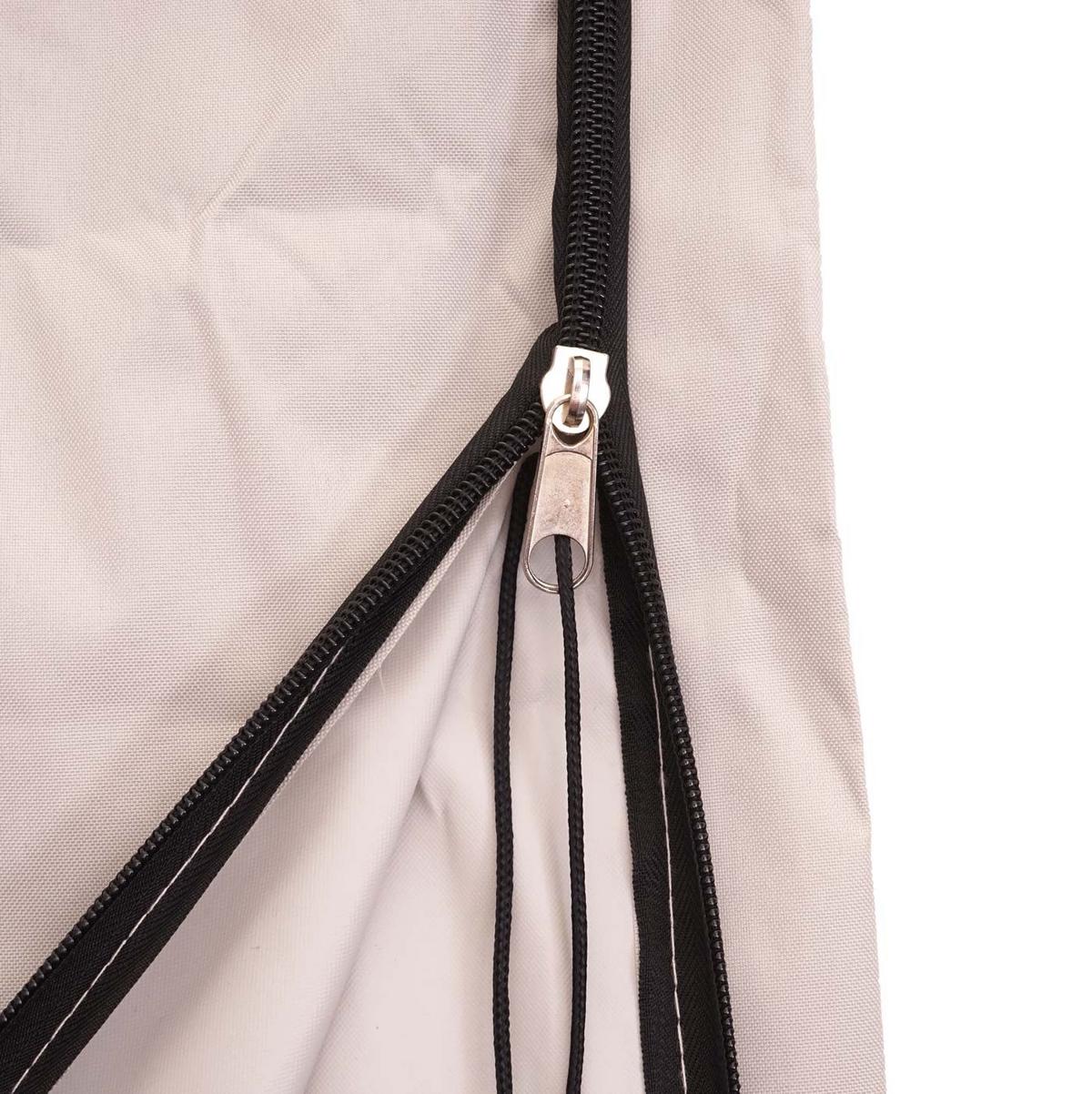 SCHUTZHÜLLE MCW FÜR AMPELSCHIRM BIS 43M Cremeweiß, Grau - Weiß/Grau, Textil (60/240/60cm) - MCW