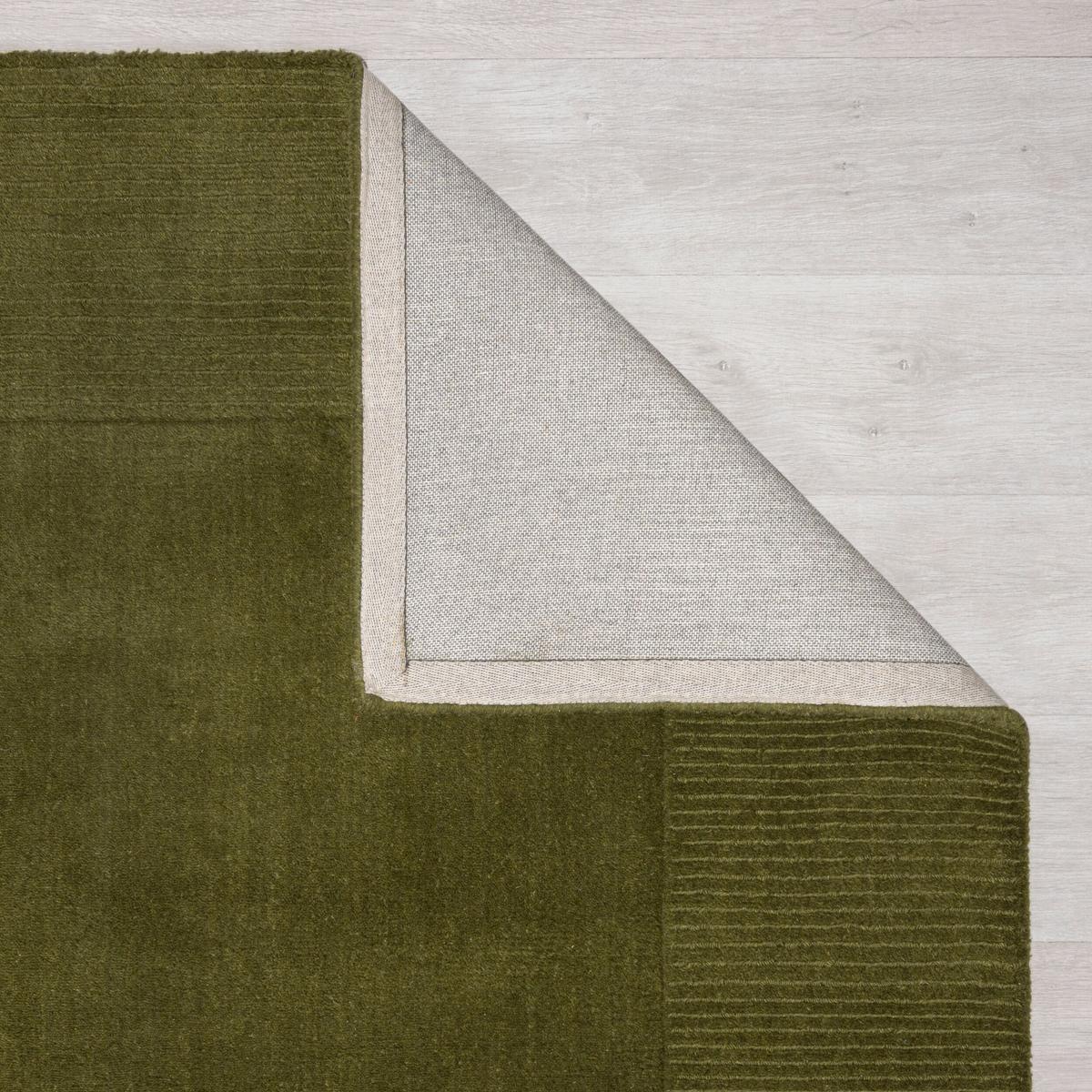 WOLLTEPPICH MOLE, einfarbig, Grün, 120 x 170 cm - Grün, Textil (170/120cm) - KADIMA DESIGN