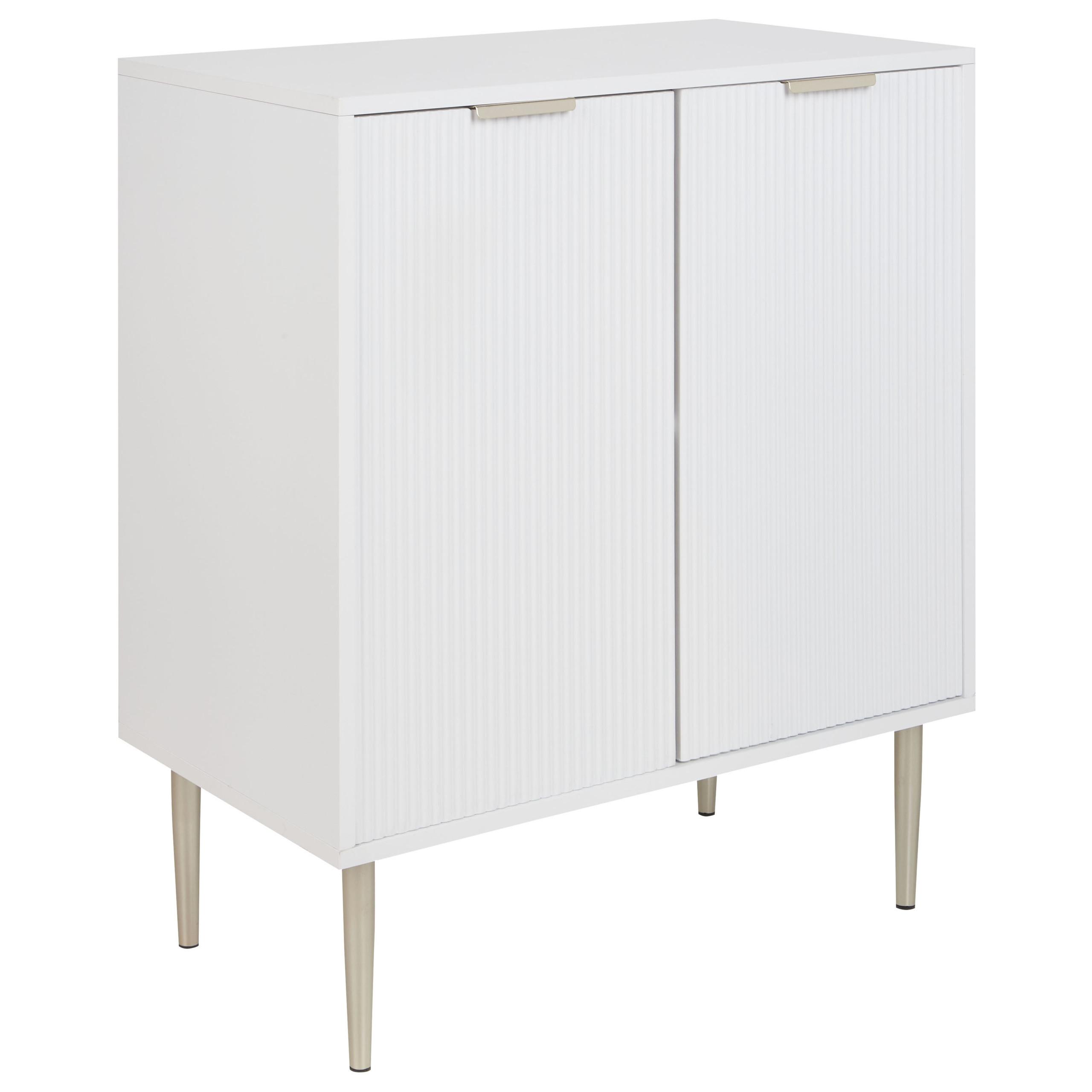 SCHRANK Weiß Soho - Weiß, Holzwerkstoff (70/82/40cm) - Beliani