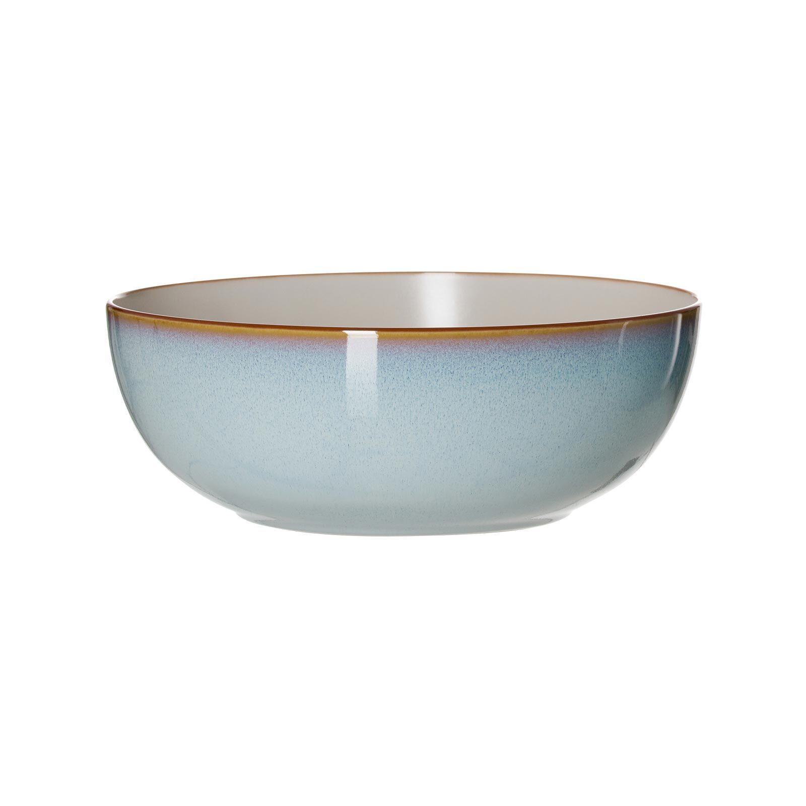 SERVIERSCHALE Portofino blau-grau Ø 22,5 cm - Blaugrau, Keramik (22.5cm) - Ritzenhoff Breker