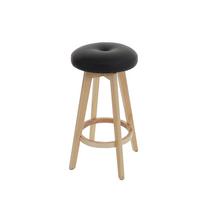 BARHOCKER Schwarz 2er-Set - Schwarz, Holz (45/67/45cm) - MCW