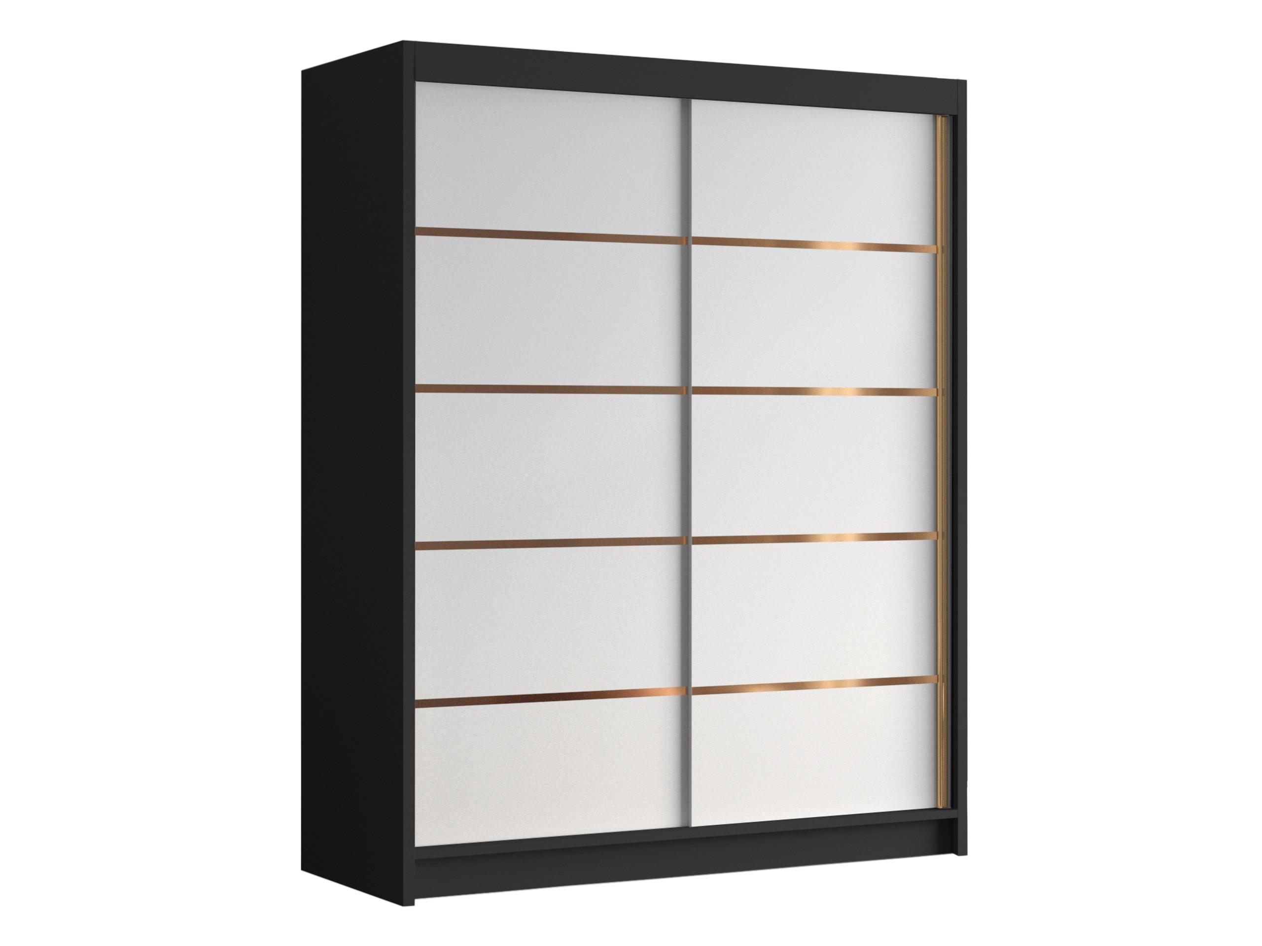 SCHIEBETÜRENSCHRANK Flavio IV - Goldfarben, Holzwerkstoff/Metall (150/200/58cm) - MIRJAN24