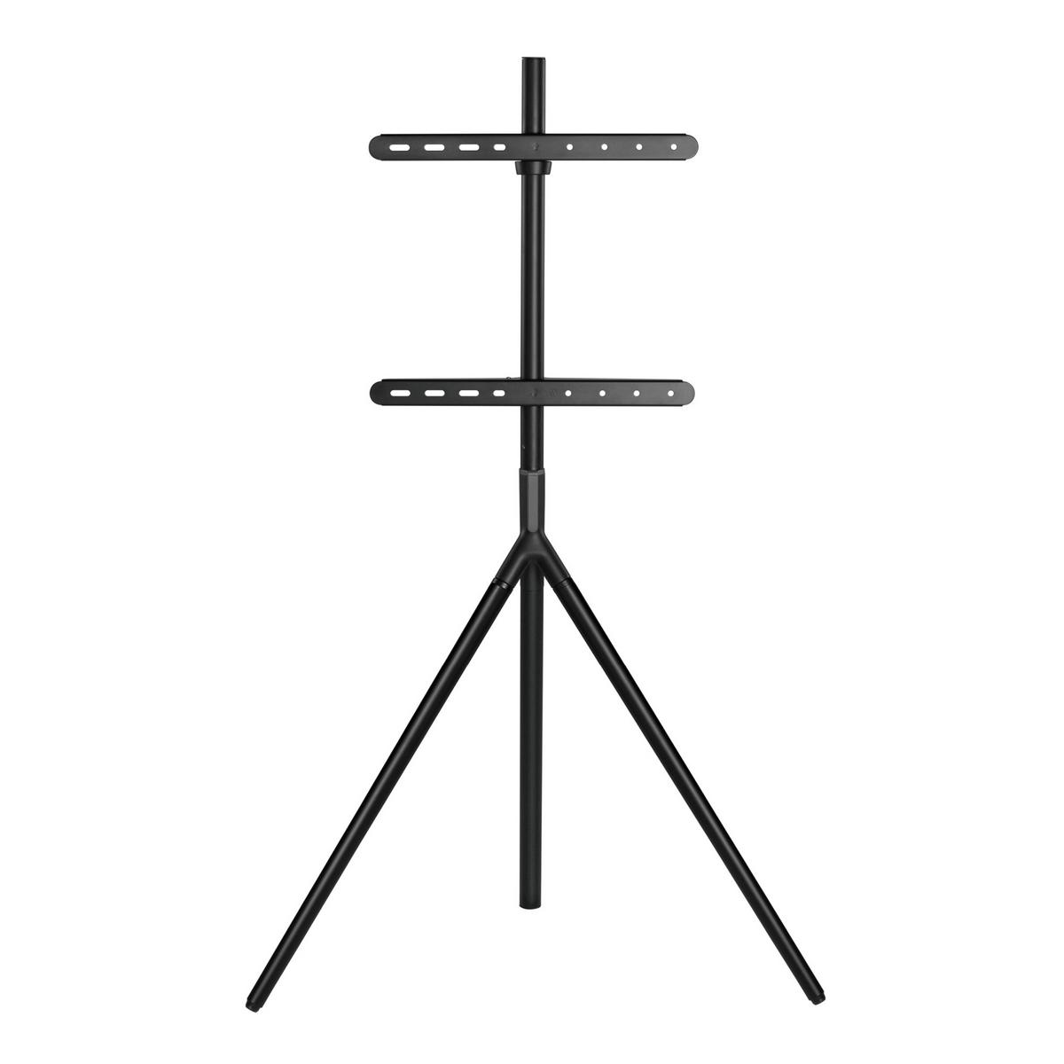 TV-HALTERUNG Valle - Schwarz, Kunststoff/Metall (85.5/137/46.5cm) - pro.tec