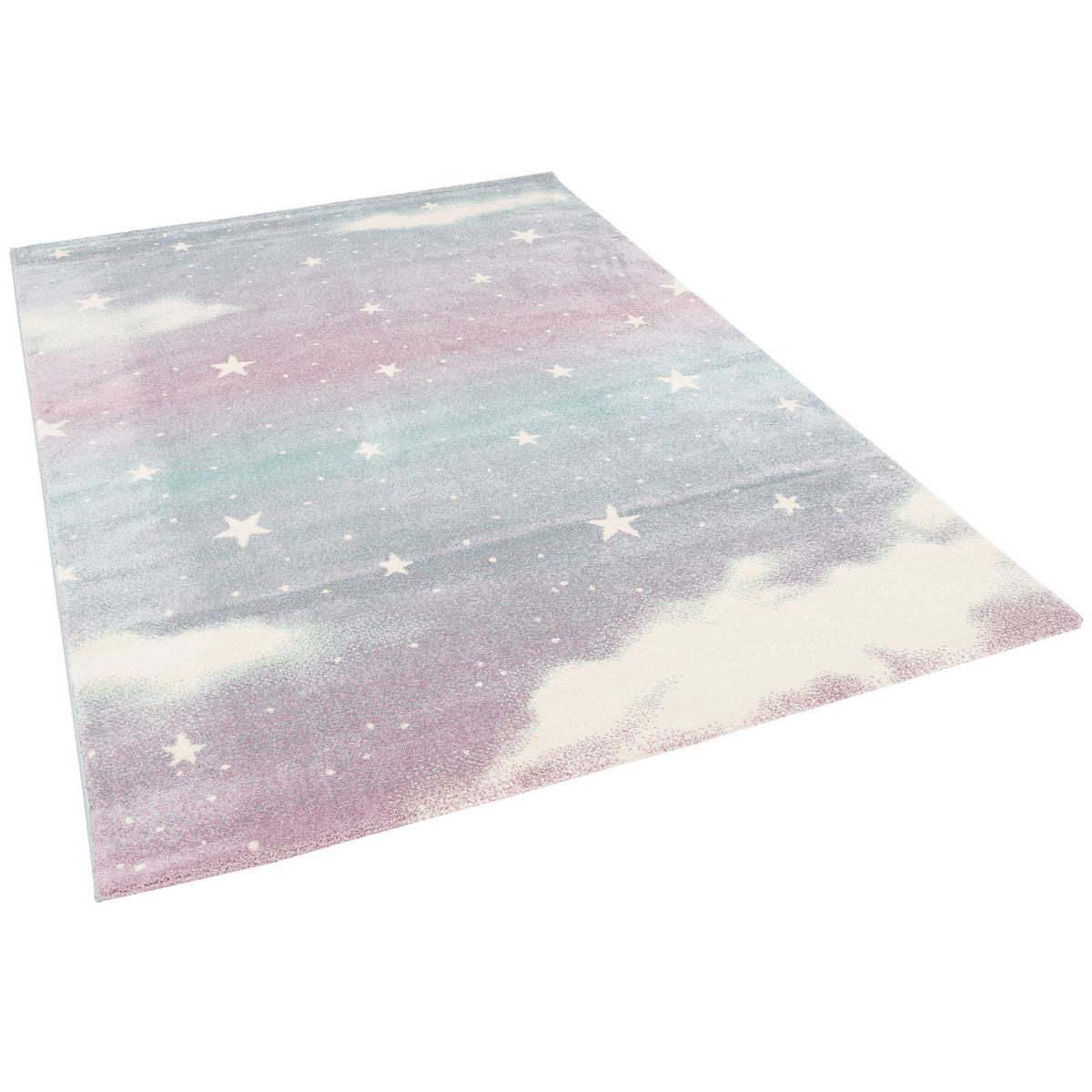KINDER TEPPICH MAUI KIDS WOLKENHIMMEL - Rosa, Textil (120/170cm) - Pergamon