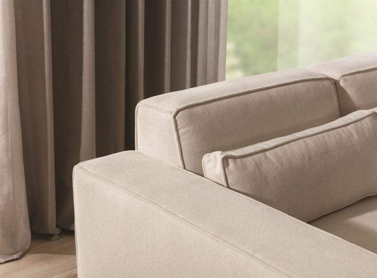 SESSEL Waldo In Brooklyn - Creme, Holzwerkstoff/Textil (101/80/92cm) - Fun Möbel