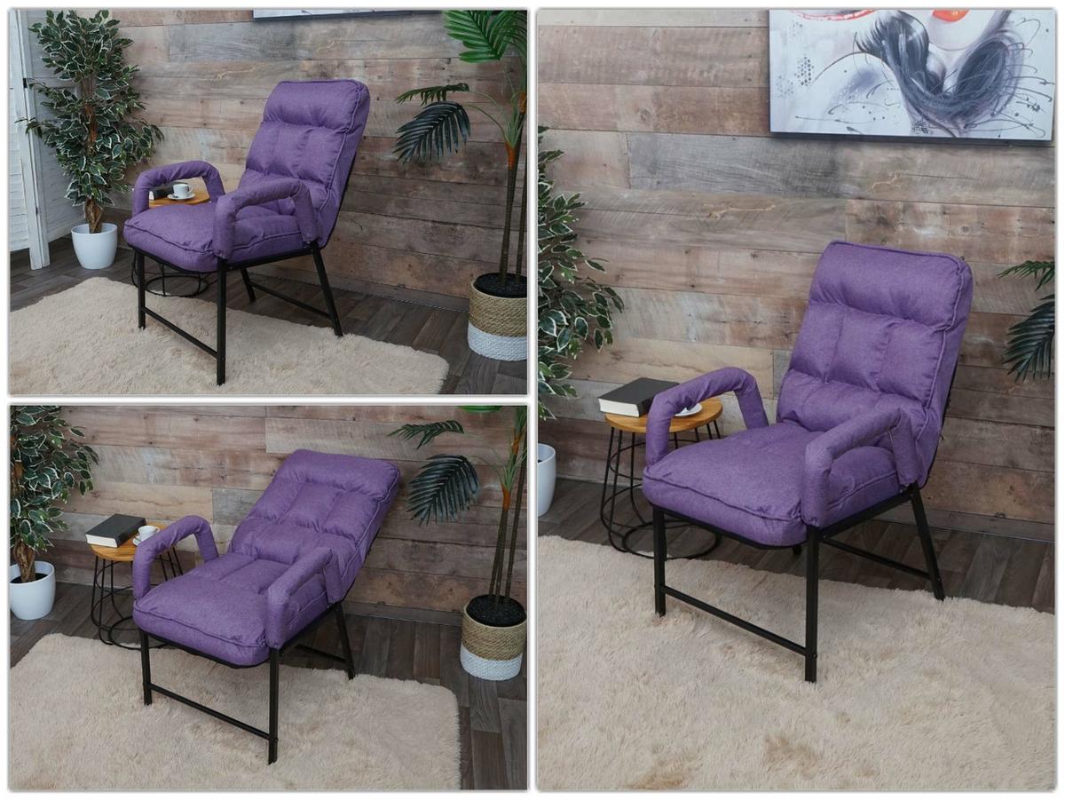 ESSZIMMERSTUHL Violett - Violett/Flieder, Textil (57/96/111cm) - MCW