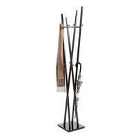 KLEIDERSTÄNDER VITUS schwarz - Schwarz, Metall (30/181/30cm) - IDIMEX