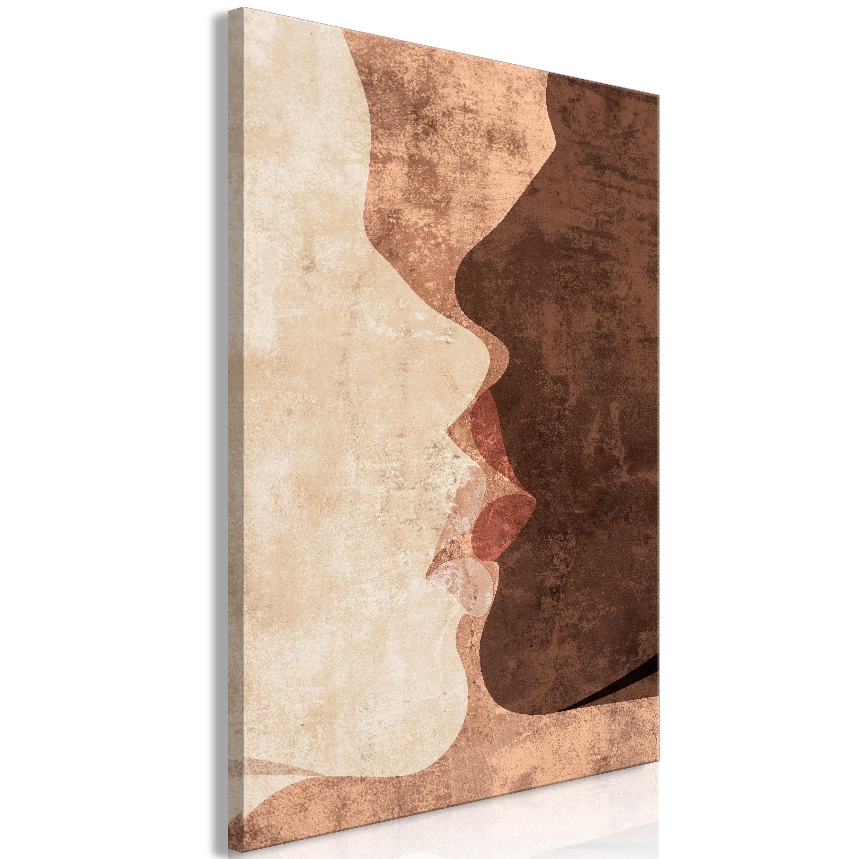 KUNSTDRUCK Braun 40/60 cm - Braun, Textil (40/60cm) - KUNSTLOFT