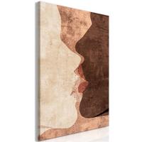 KUNSTDRUCK Braun 40/60 cm - Braun, Textil (40/60cm) - KUNSTLOFT