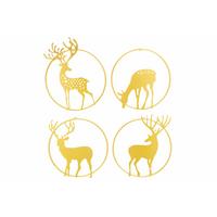 WANDDEKO Gold 86/72 cm - Goldfarben, Metall (1.31/72/6cm) - KUNSTLOFT