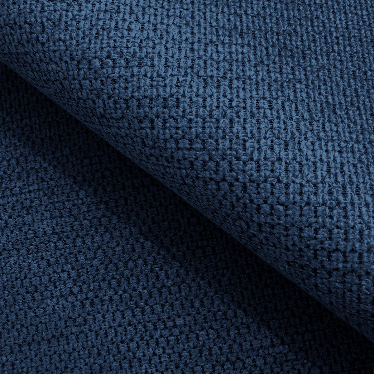 ECKSOFA SETIA Blau Strukturstoff mit Schlaffunktion - Blau, Holz (304/165cm) - MASSENO