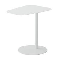 BEISTELLTISCH Nastätten - Weiß, Metall (38/50/50cm) - [en.casa]