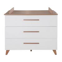 WICKELKOMMODE Ole - Weiß, Holzwerkstoff (110/98/75cm) - Roba