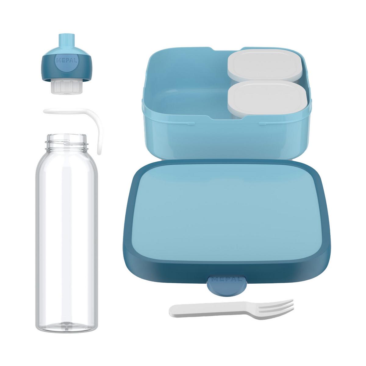 PAUSENSET XL Campus (2025) Cool Blue 2-tlg. - Blau, Kunststoff (2/2/2cm) - Mepal