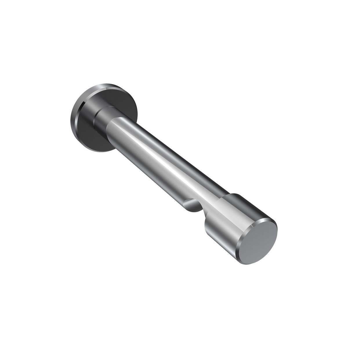 TRÄGER FÜR GARDINENSTANGEN 20 mm Ø, Prestige 1-läufig, Chrom - Chromfarben, Metall (13.7/4/4cm) - INTERDECO