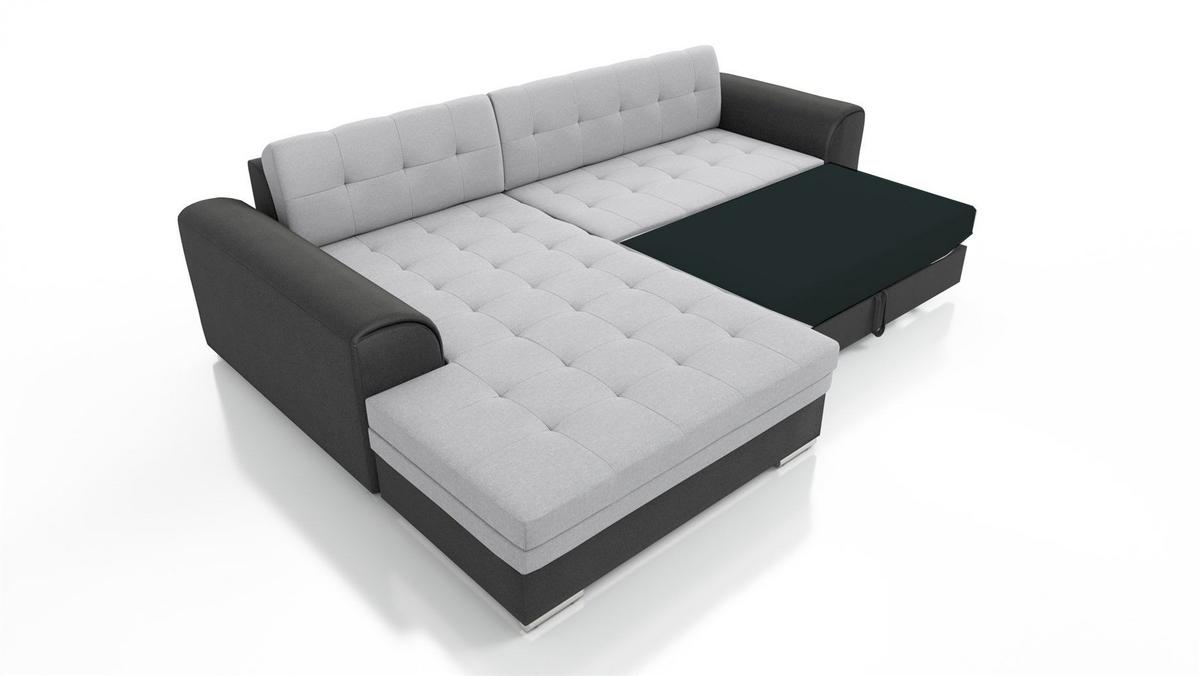 ECKSOFA Lusaka Mit Schlaffunktion - Gelb, Holzwerkstoff/Textil (292/198cm) - Fun Möbel