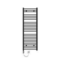 BADHEIZKÖRPER elektrisch Sahara 500x1500 mm Anthrazit gerade mit Heizstab 900W - Anthrazit, Metall (3/150/50cm) - LuxeBath