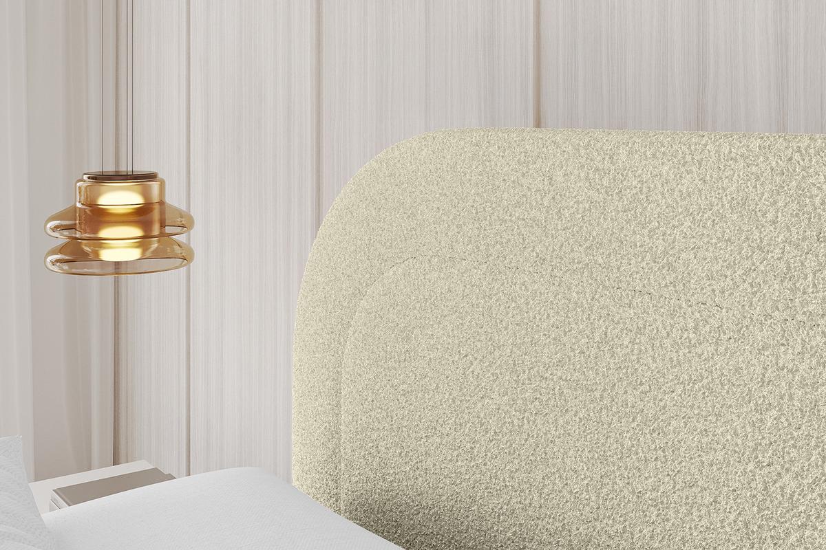 POLSTERBETT mit Bettkasten, Fußteil und Lattenrost, Boxbett ohne Matratze - LERAY-Z 120x200 Beige - Taupe, Holzwerkstoff/Textil (120/200cm) - ALTDECOR