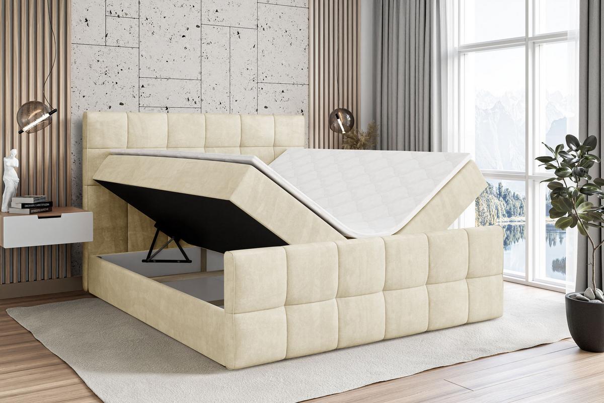 BOXBETT APO-Z - 140 x 200 - H3 - Beige - Beige, Holzwerkstoff (140/200cm) - ALTDECOR
