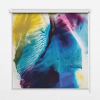 INNENROLLO - Fensterrollo - Rollo - 100x180 cm - Gemaltes Bild - Blau, Kunststoff (100/180/0.5cm) - TULUP