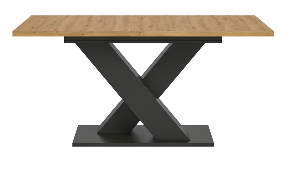 ESSTISCH Eiche, grau 150 - 190 cm, Küchentisch ausziehbar - Eiche Artisan/Grau, Holz/Holzwerkstoff (190/90/76cm) - Inn.Furn