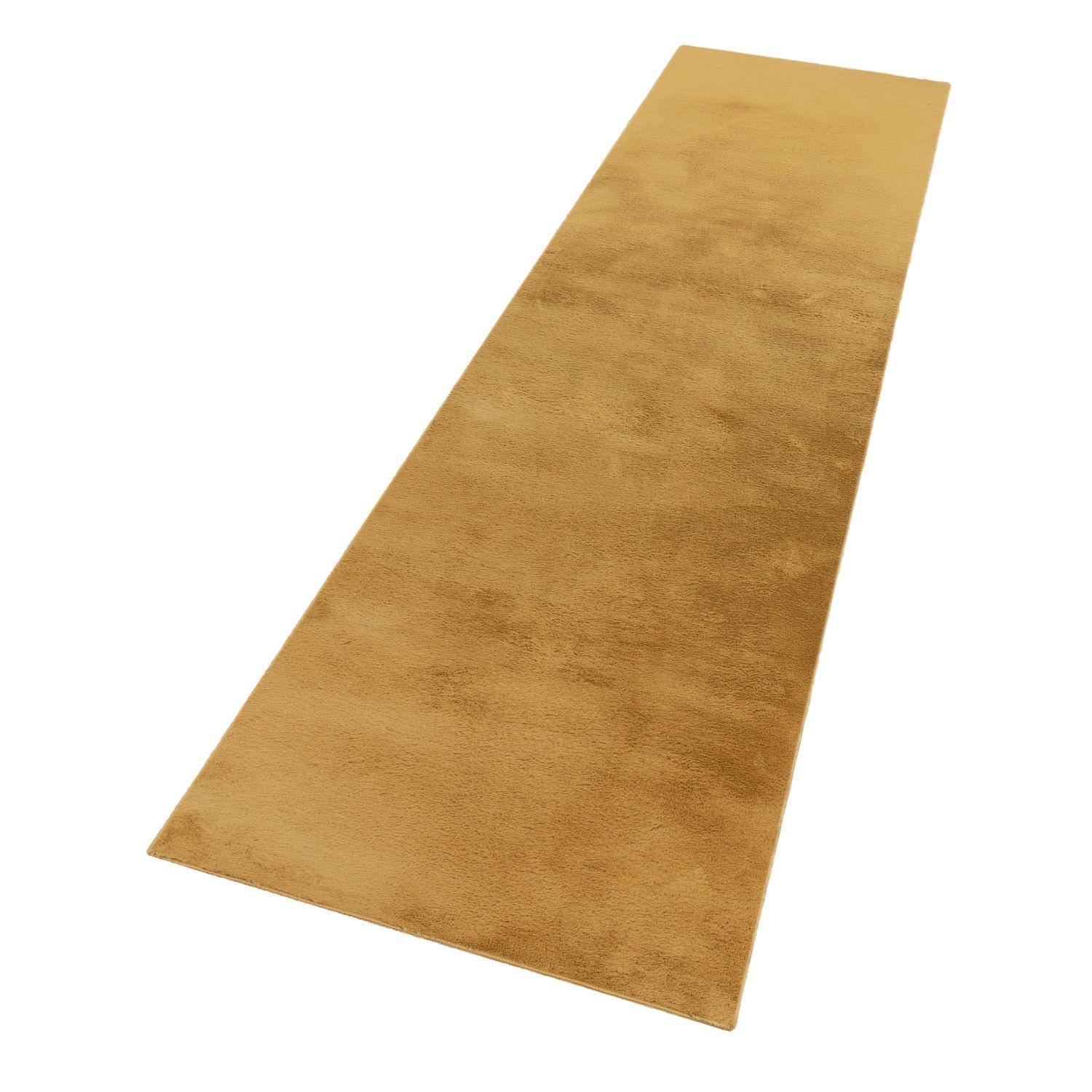 HOCHFLORTEPPICHE Gelb 80 x 300 cm - Gelb, Kunststoff (80/300cm) - TT Home
