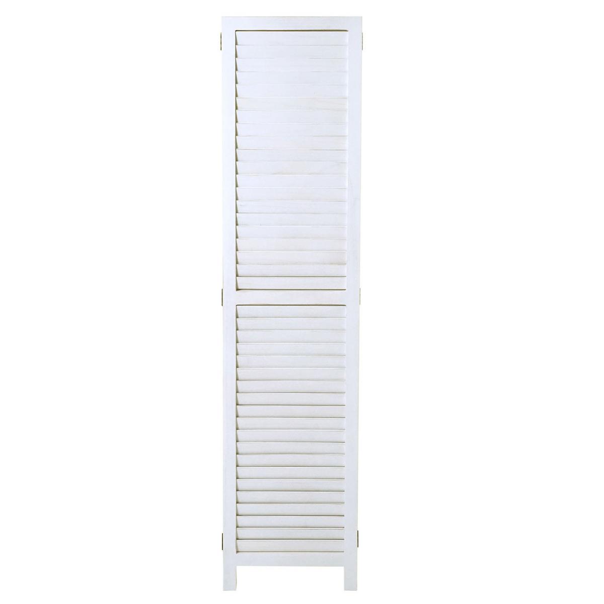 PARAVENT Weiß - Weiß, Holz (120/170/2cm) - MCW