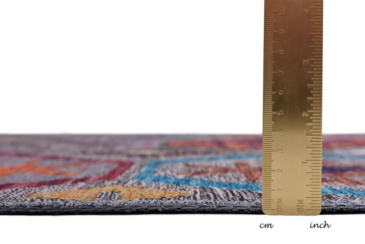 KURZFLORTEPPICH Cecilia 140x200 cm - Grau, Textil (140/200cm) - Gino Falcone