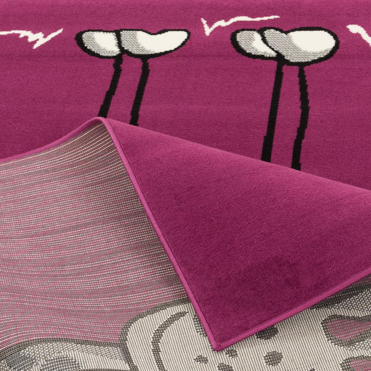 KINDERTEPPICH TRENDLINE GIRAFFE - Pink, Textil (185/270cm) - Pergamon