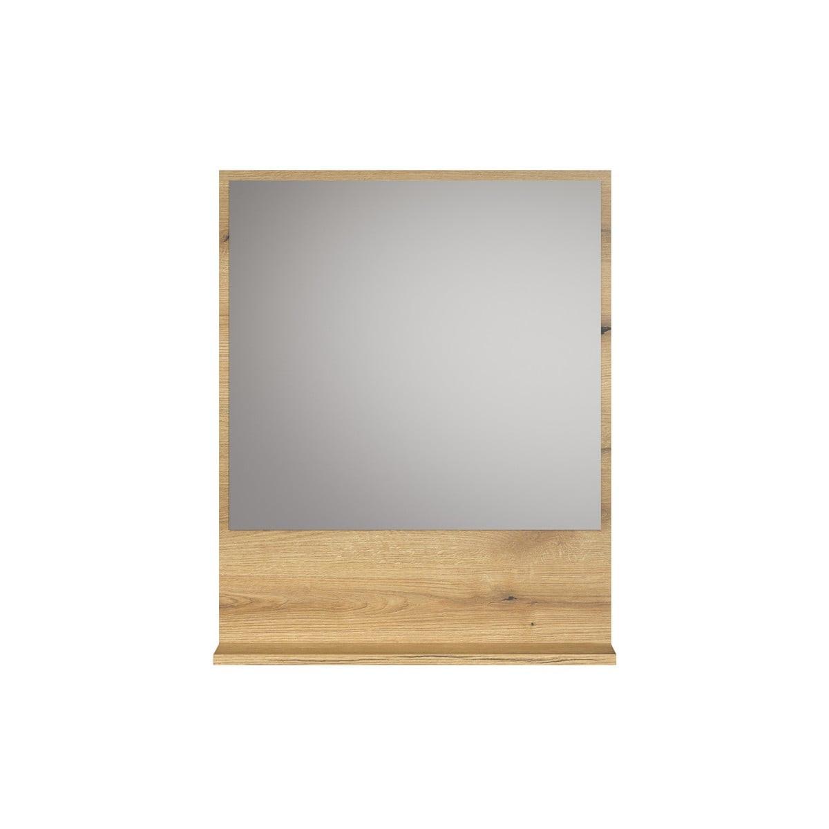 WANDSPIEGEL PureBliss Eiche Dekor - Eichefarben, Holzwerkstoff (60/74/14cm) - Trendteam