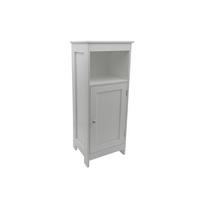 BADSCHRANK ADOUR, MDF, mit Stauraum, Weiß, 30 x 28 x 80 cm - Weiß, Holzwerkstoff/Metall (30/80/28cm) - KADIMA DESIGN