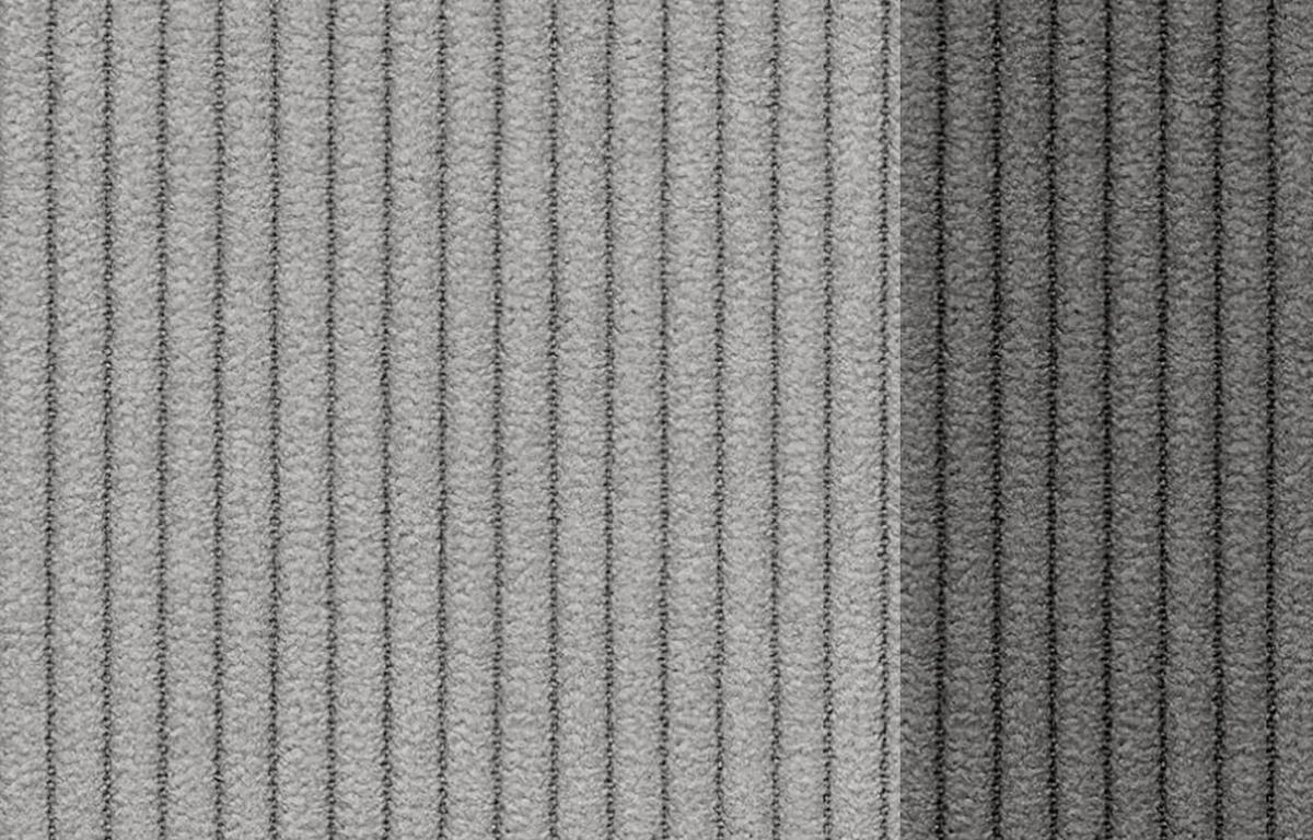 SESSEL OLI in Cordstoff hellgrau - Hellgrau, Holz/Textil (130/91/108cm) - Wozimo