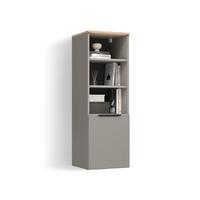 UNIVERSALSCHRANK Piave Greige mit einer Tür - Greige, Holzwerkstoff (40.2/120/40cm) - Livinity®