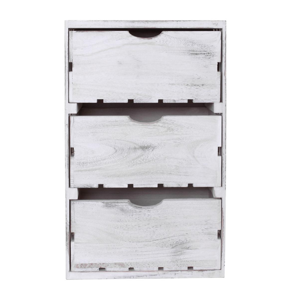 KOMMODE Weiß - Weiß, Holz (32/53/26cm) - MCW
