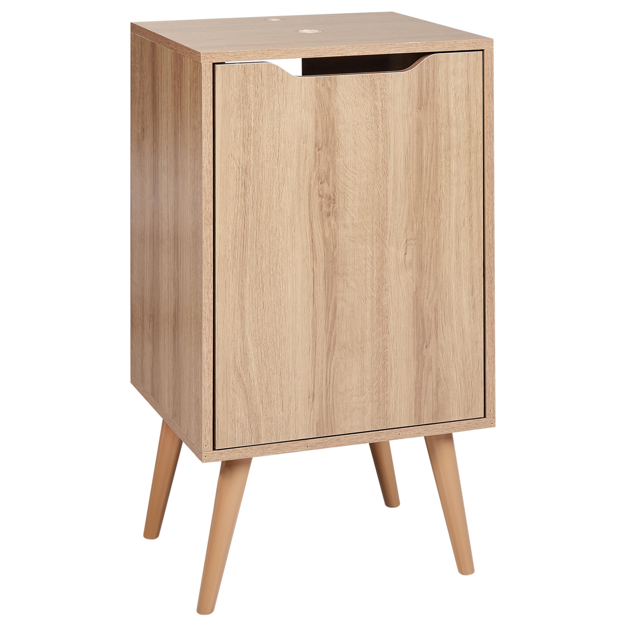 WASCHBECKENUNTERSCHRANK 45 cm Hellbraun Junin - Hellbraun, Holzwerkstoff (45/80/39cm) - Beliani