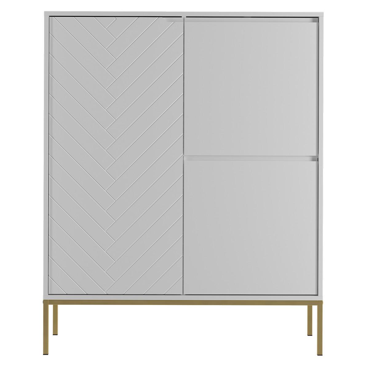 SIDEBOARD Daria Weiß - Weiß, Holzwerkstoff (102/145/39cm) - Petits-meubles