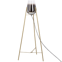 STEHLAMPE Mena 55/55/133 cm - Goldfarben, Metall (55/55/133cm) - Beliani