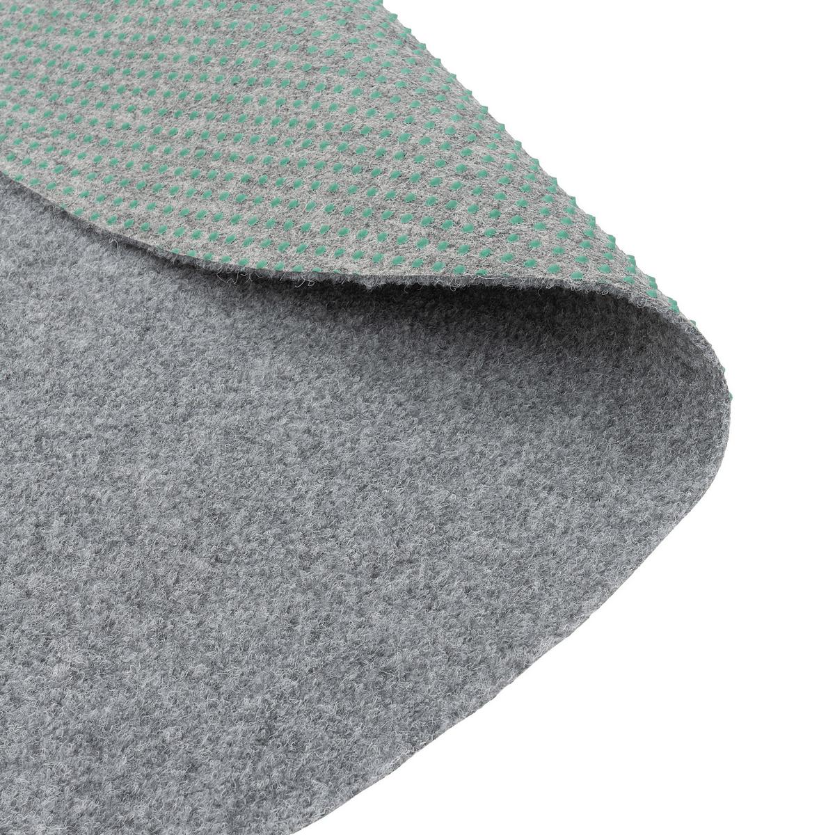 KUNSTRASEN RASENTEPPICH MIT NOPPEN KINGSTON RUND - Grau, Textil (100/100cm) - Snapstyle