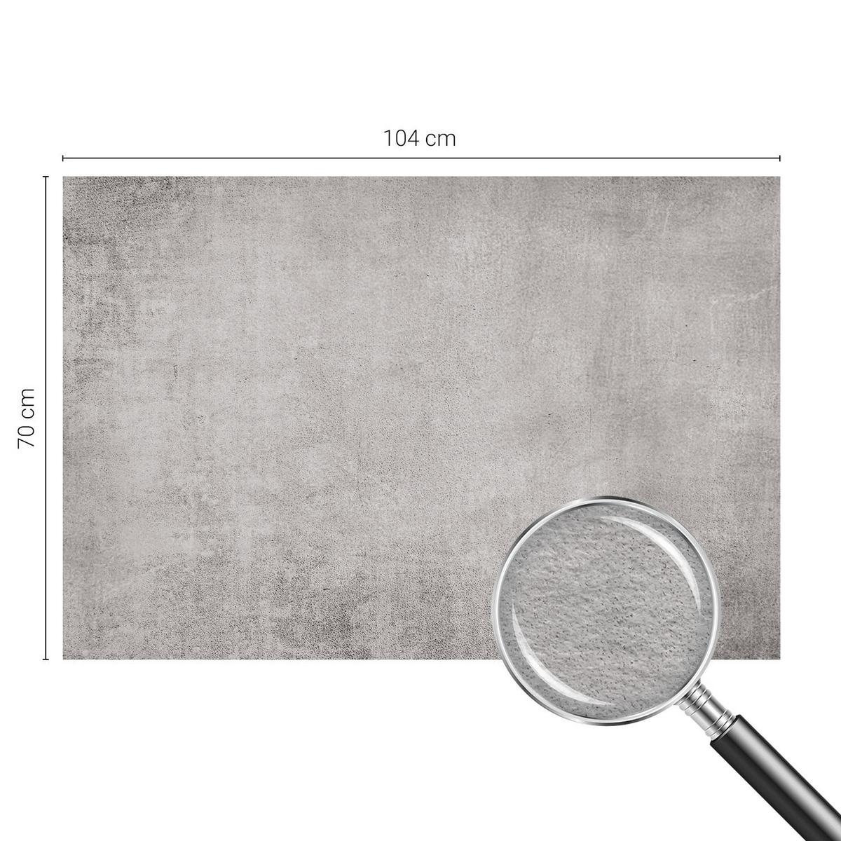 FOTOTAPETE 104x70 cm - Betonmuster - Grau, Textil (104/70cm) - Wallfluent