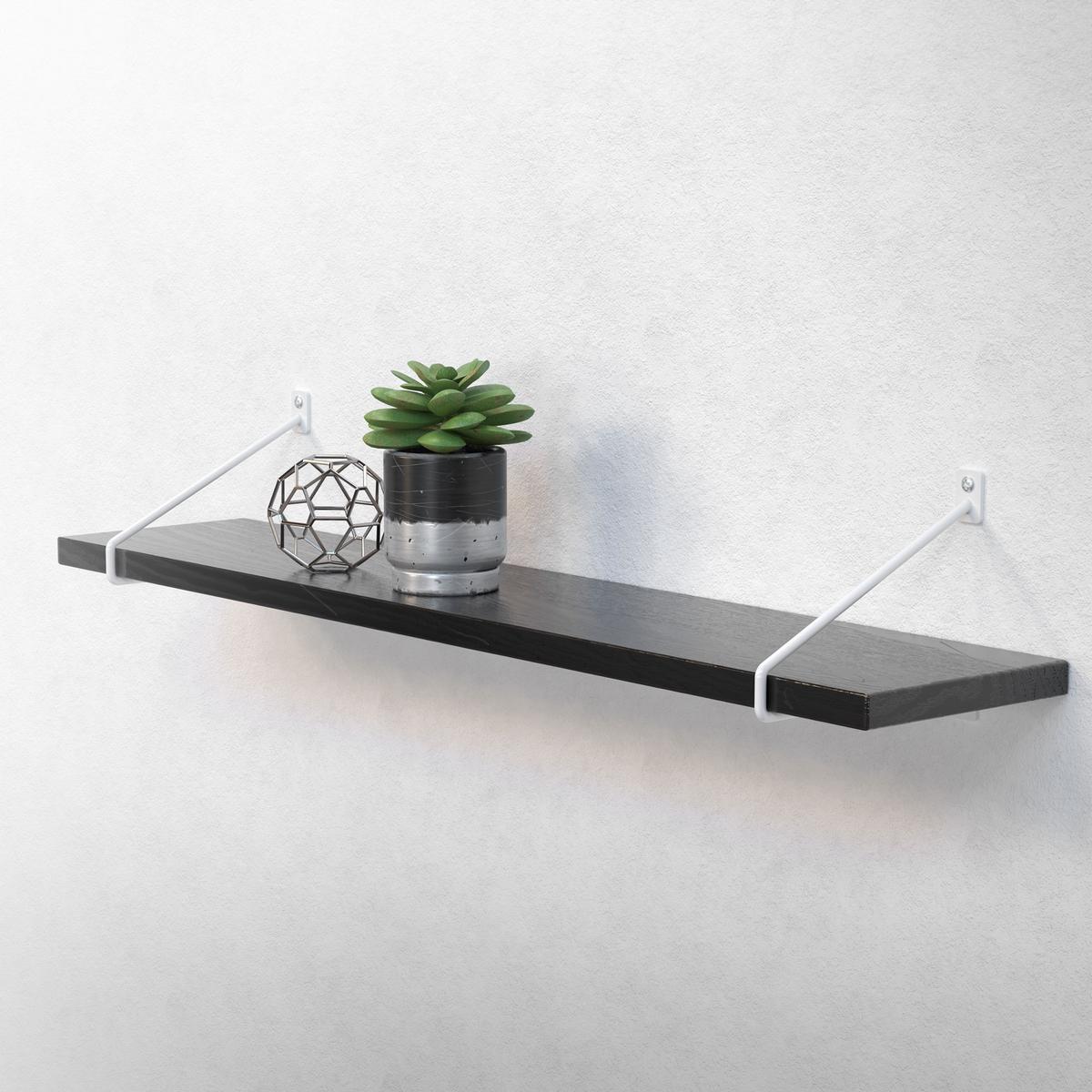REGALHALTERUNG 4er Set - Weiß, Metall (2.3/18/22cm) - ML-DESIGN